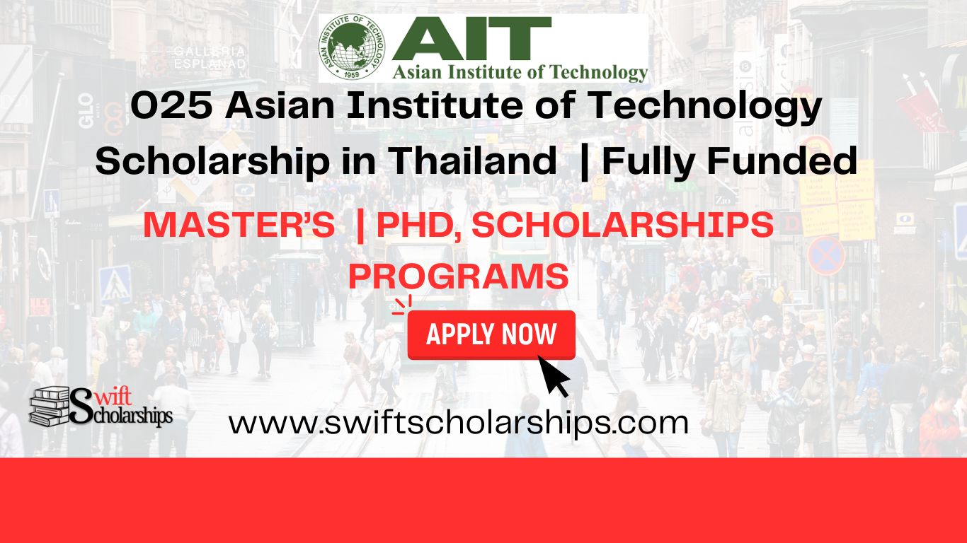 (AIT) Asian Institute of Technology Scholarship in Thailand
