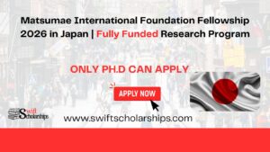 Matsumae International Foundation Fellowship 2026 in Japan