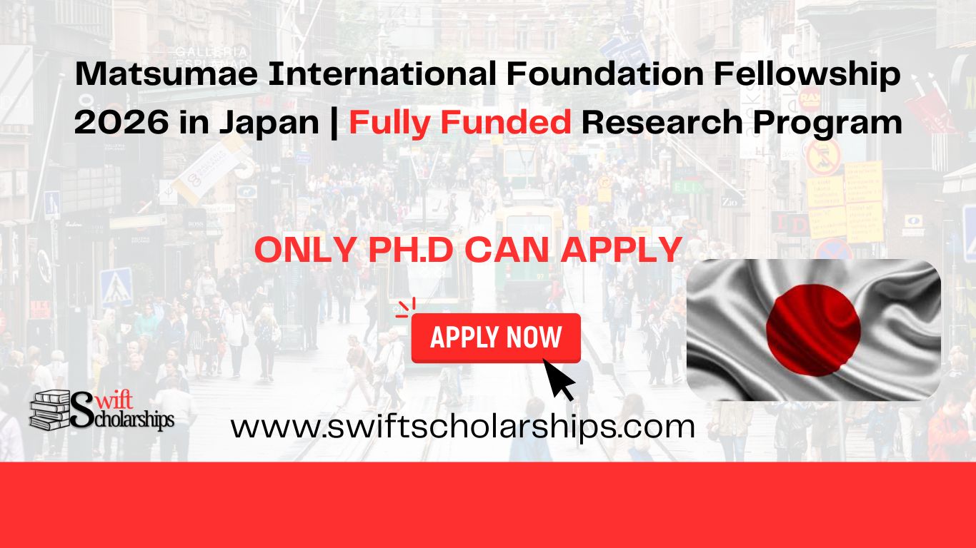 Matsumae International Foundation Fellowship 2026 in Japan