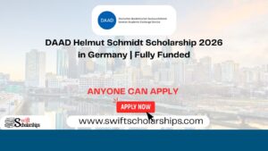 DAAD Helmut Schmidt Scholarship 2026 in Germany