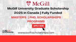 McGill University Graduate Scholarship