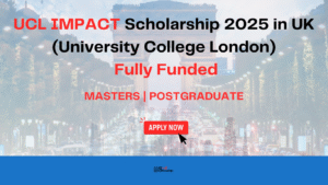 UCL IMPACT Scholarship Image