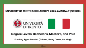 University of Trento Scholarships