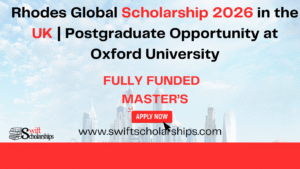 Rhodes Global Scholarship 2026 Image