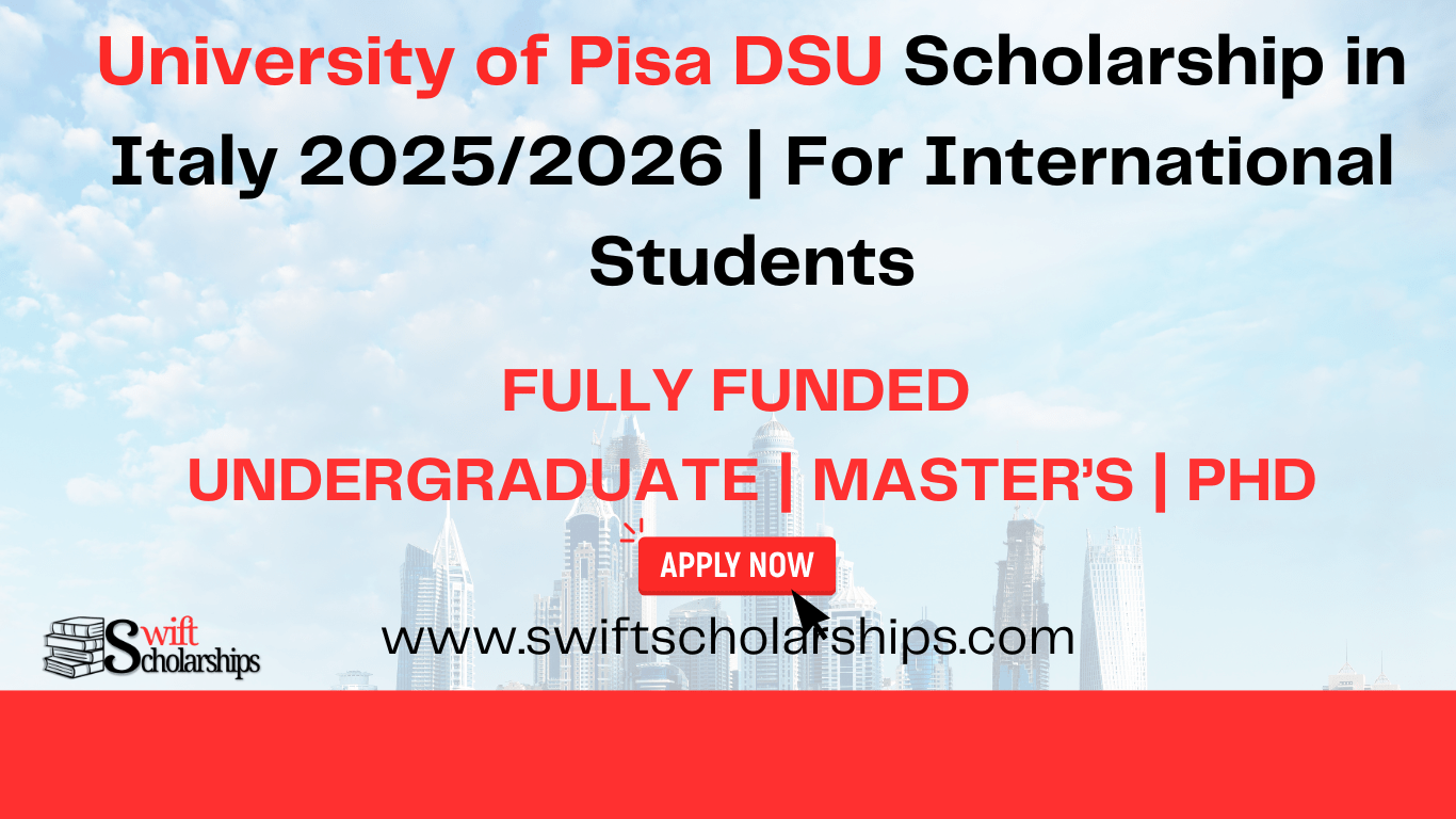 University of Pisa DSU Scholarship image