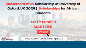 Mastercard AfOx Scholarship image