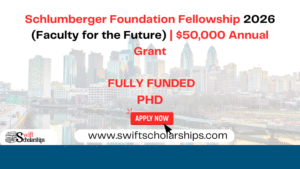 Schlumberger Foundation Fellowship 2026