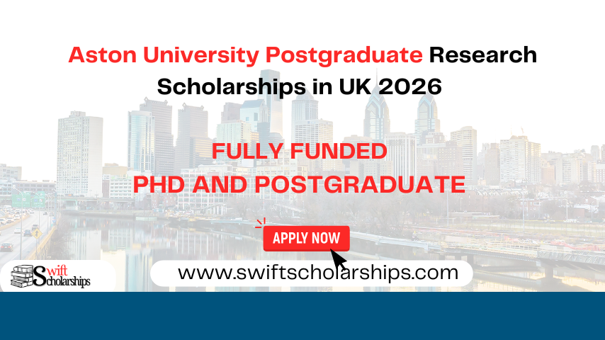Aston University Postgraduate Research Scholarships