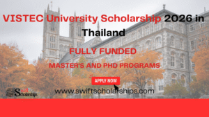 VISTEC University Scholarship 2026
