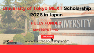 University of Tokyo MEXT Scholarship
